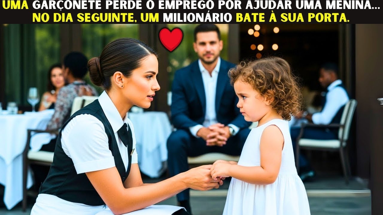Uma garçonete perde o emprego por ajudar uma menina… no dia seguinte, um milionário bate à sua porta