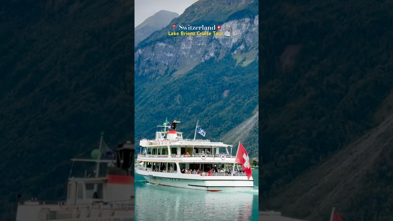 Lake Brienz Cruise Tour🛳️, Switzerland🇨🇭! Is it free? Check my description👇#switzerland #brienz
