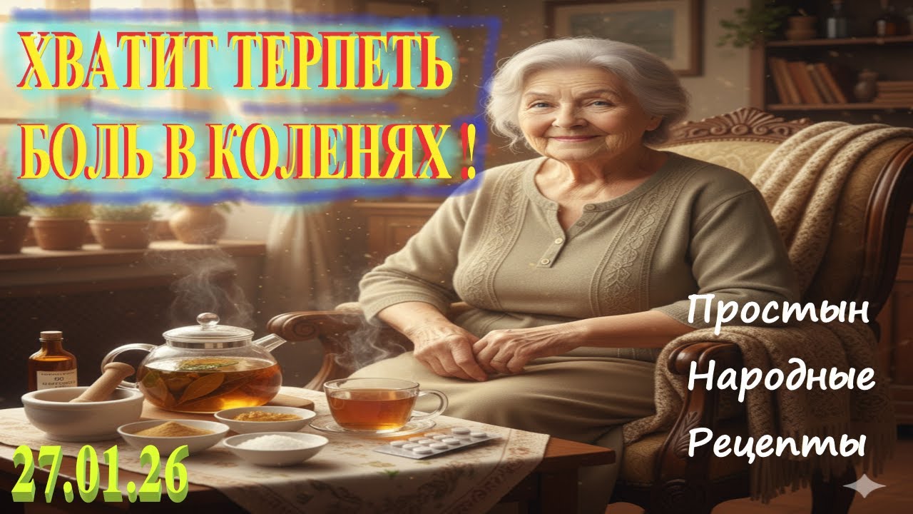 ❤️‍🩹КОЛЕНИ ПЕРЕСТАНУТ БОЛЕТЬ! 5 забытых народных способов, которые ставят на ноги😀
