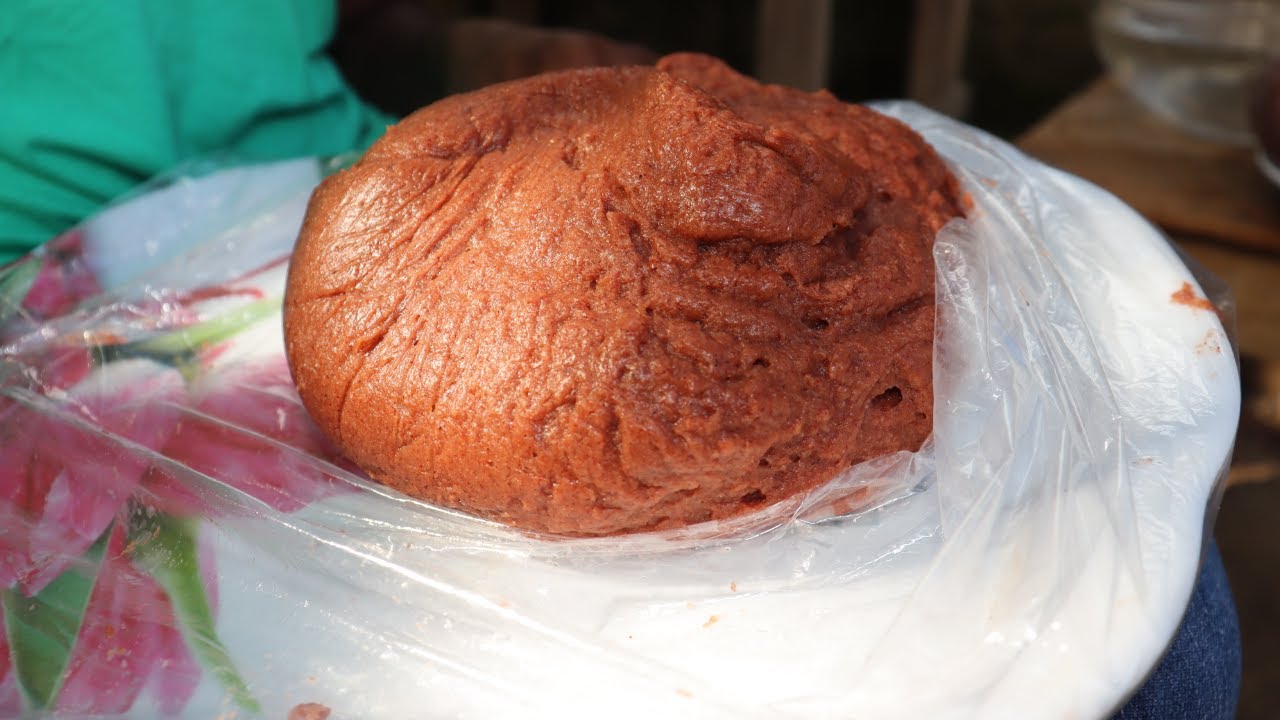 how to make fufu millet. how to make amala