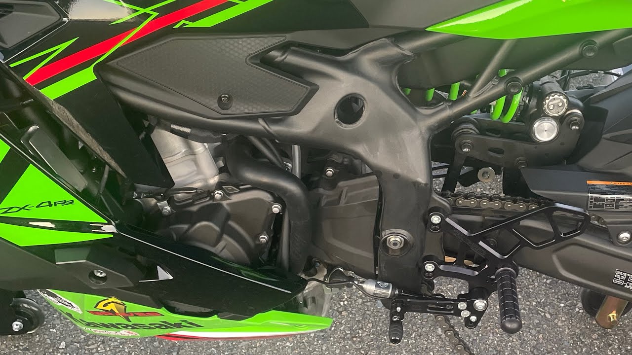 Zx4rr woodcraft rearsets installed and tested