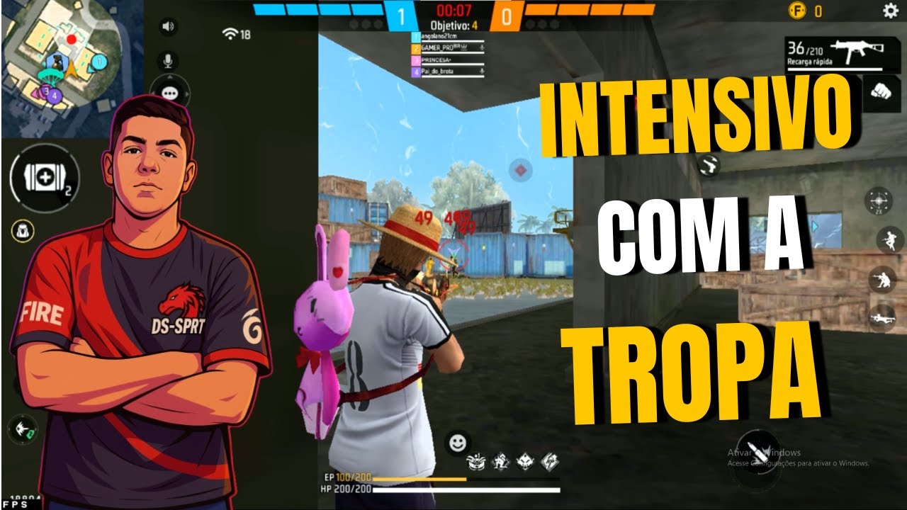 🔥 LIVE ON 🔥 JOGANDO COM ALEATÓRIOS 🔥 FREE FIRE EMULADOR 🔥