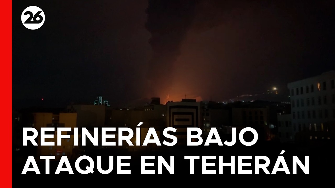 🚨 AHORA - IRÁN | Israel ataca un depósito de petróleo en Teherán