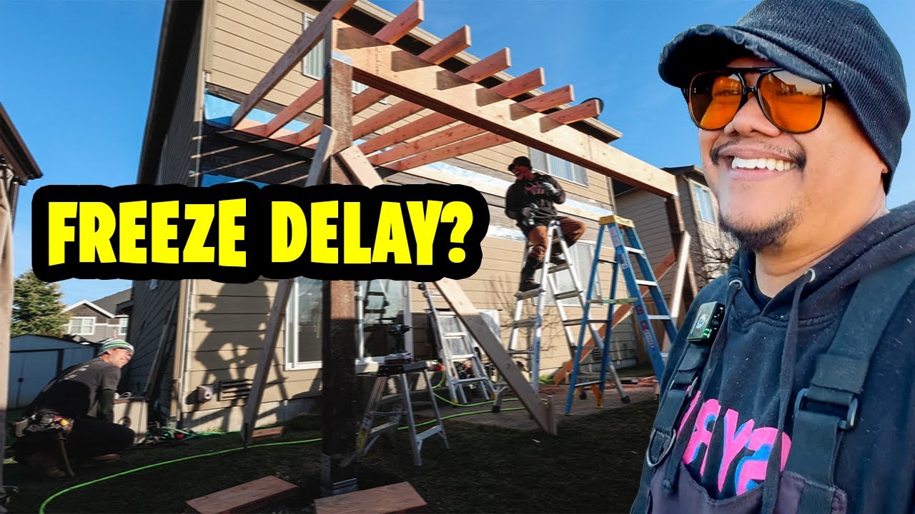 Did these freezing temps delay our House Project again!