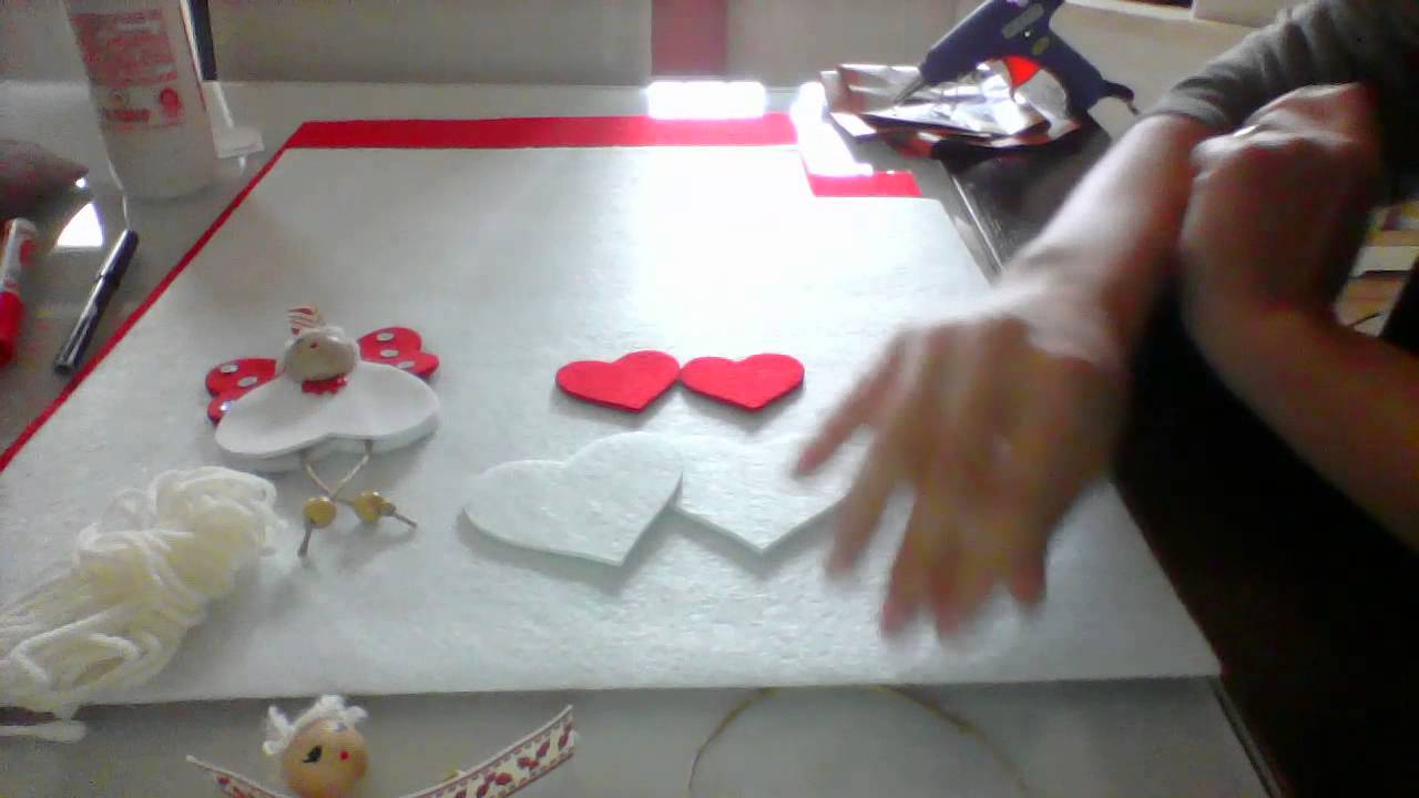 Tutorial angioletti in feltro