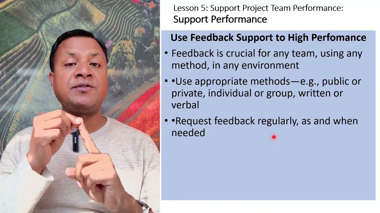 PMP Exam Preparation Lesson 5 Support the Team
