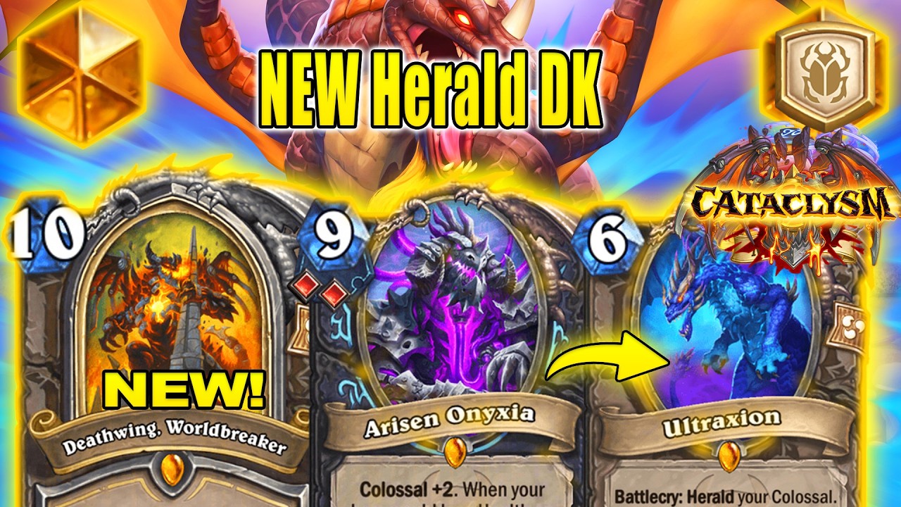 NEW Herald DK Deck Is So Crazy Awesome! Early Access Event At CATACLYSM | Hearthstone