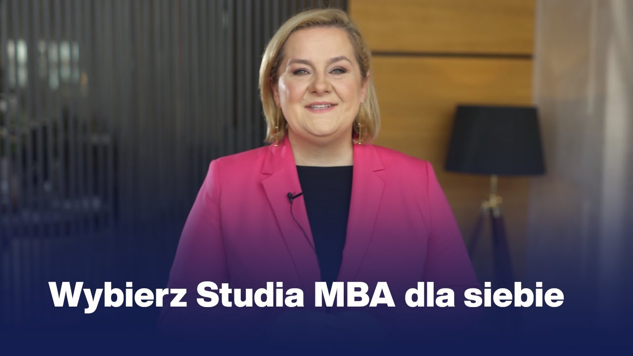 Agnieszka Muzyczyszyn o Studiach MBA - dyrektor Centrum Studi&oacute;w Podyplomowych UWSB Merito w Toruniu