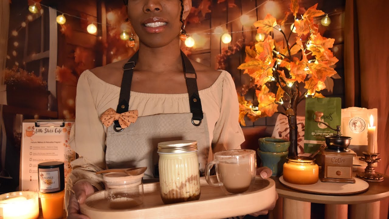 ASMR Cozy Café Roleplay ☕ Super Tingly Pampering & Coffee Shop Ambience for Sleep