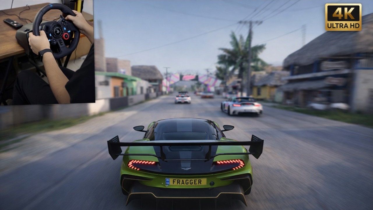 1200HP Aston Martin Vulcan AMR Pro – Goliath Race Domination | G29 | FH5)