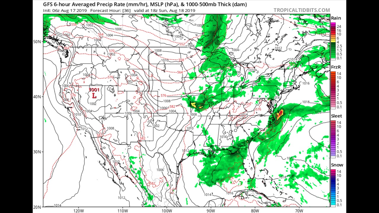Weather Xtreme Video - Saturday, August 17, 2019
