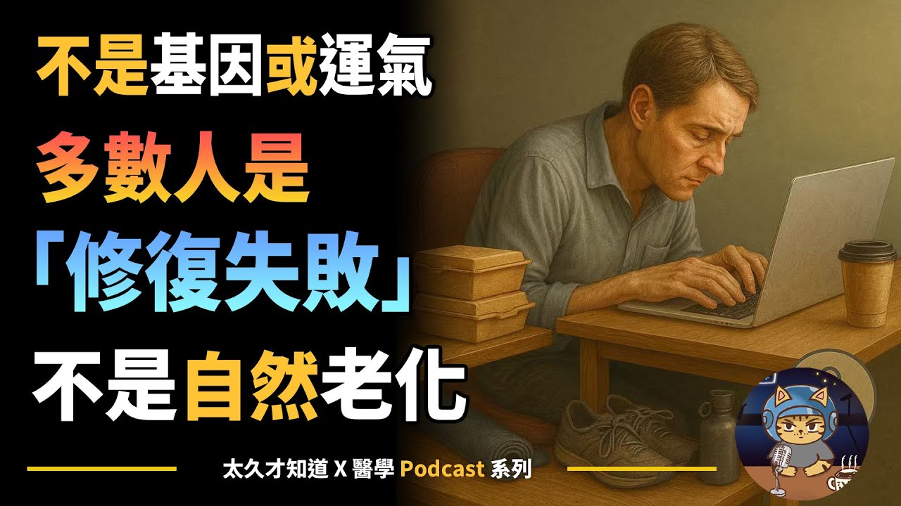 不是基因或運氣，多數人是「修復失敗」不是自然老化