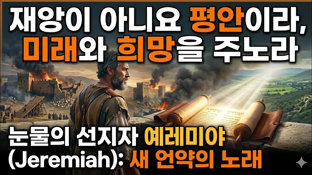 아나돗의눈물,새언약의 빛으로(예레미야의 고난과희망)-성경찬송오페라-바이블 멜로디 