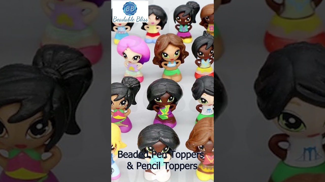 Beaded Pen Toppers & Pencil Toppers