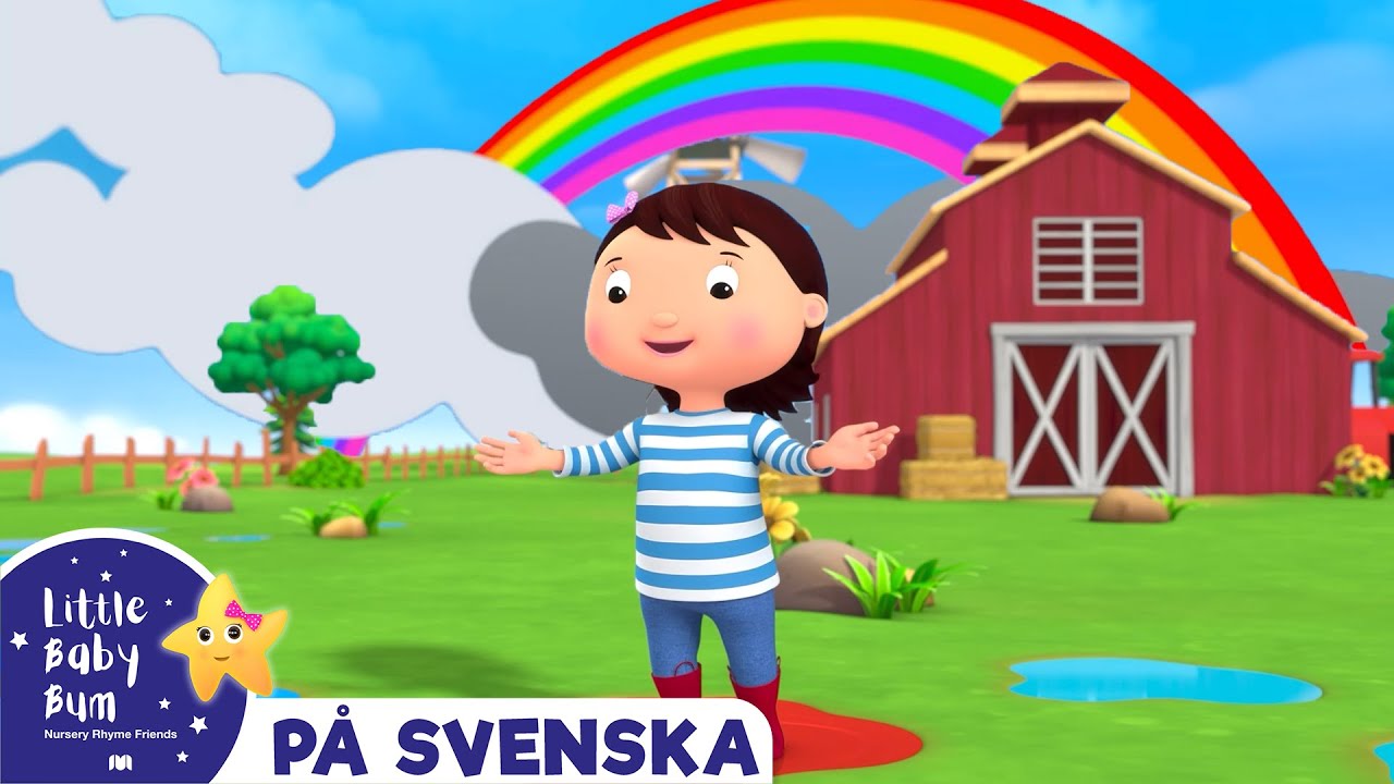 Regnbågspölar | Little Baby Bum Svenska | Barnvisor