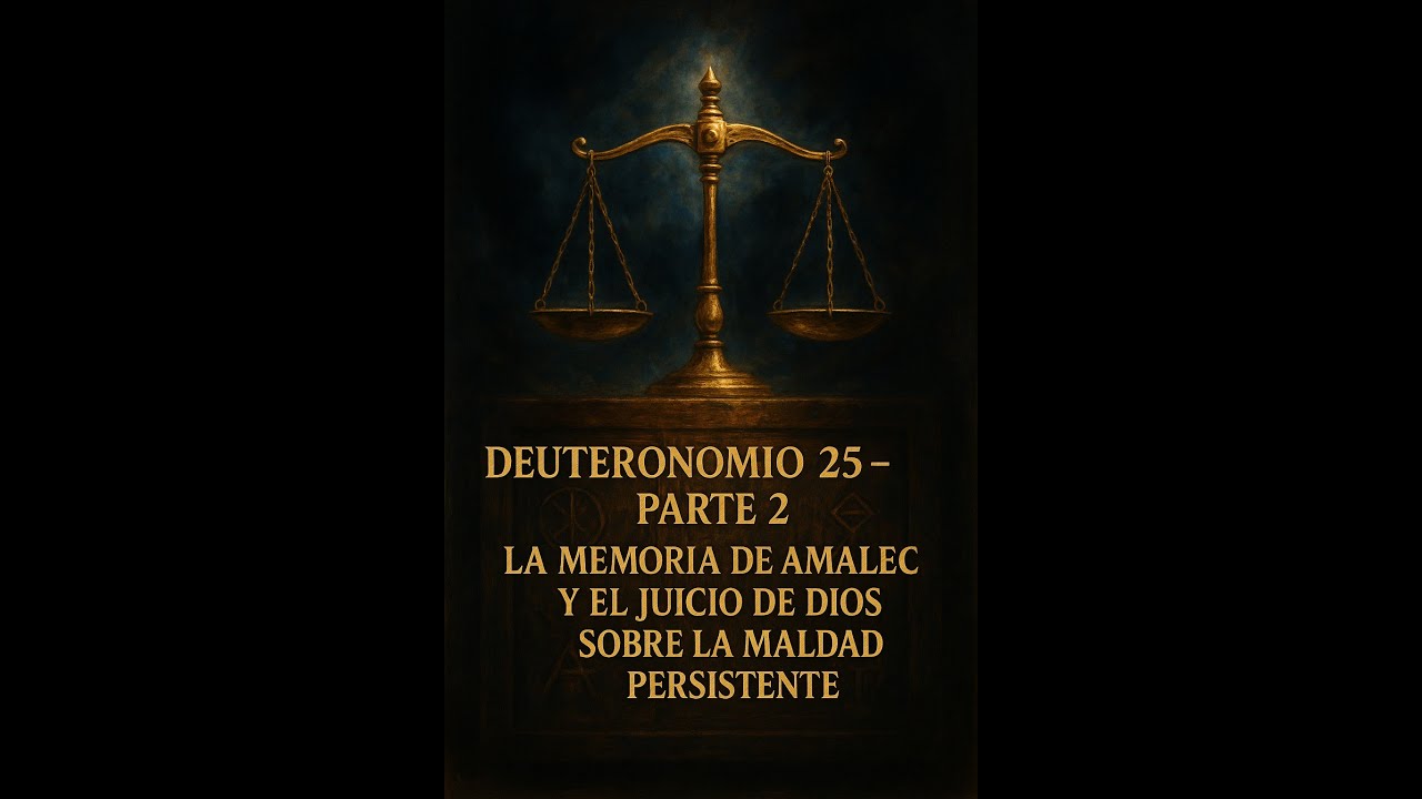 Deuteronomio 25 – Parte 2  La Memoria de Amalec y el Juicio de Dios sobre la Maldad Persistente
