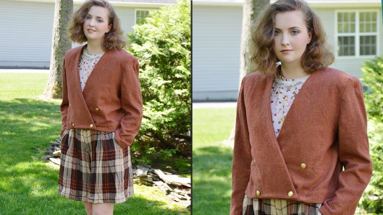 Following a 1980s Sewing Pattern : Sewing through the Decades