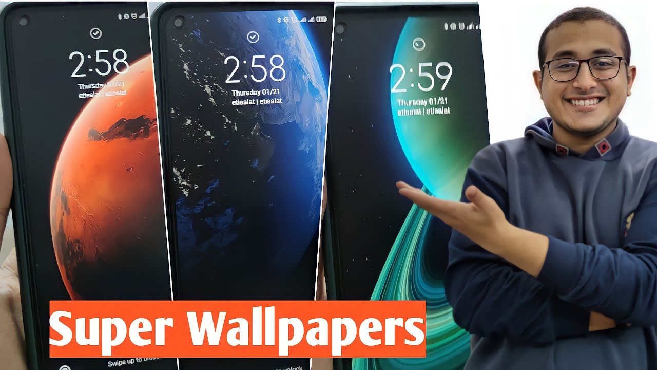 اخيراً تفعيل ميزة ال super wallpapers لكل  هواتف شاومى وريلمى وسامسونج وانفنكس 🔥|| Miui 12