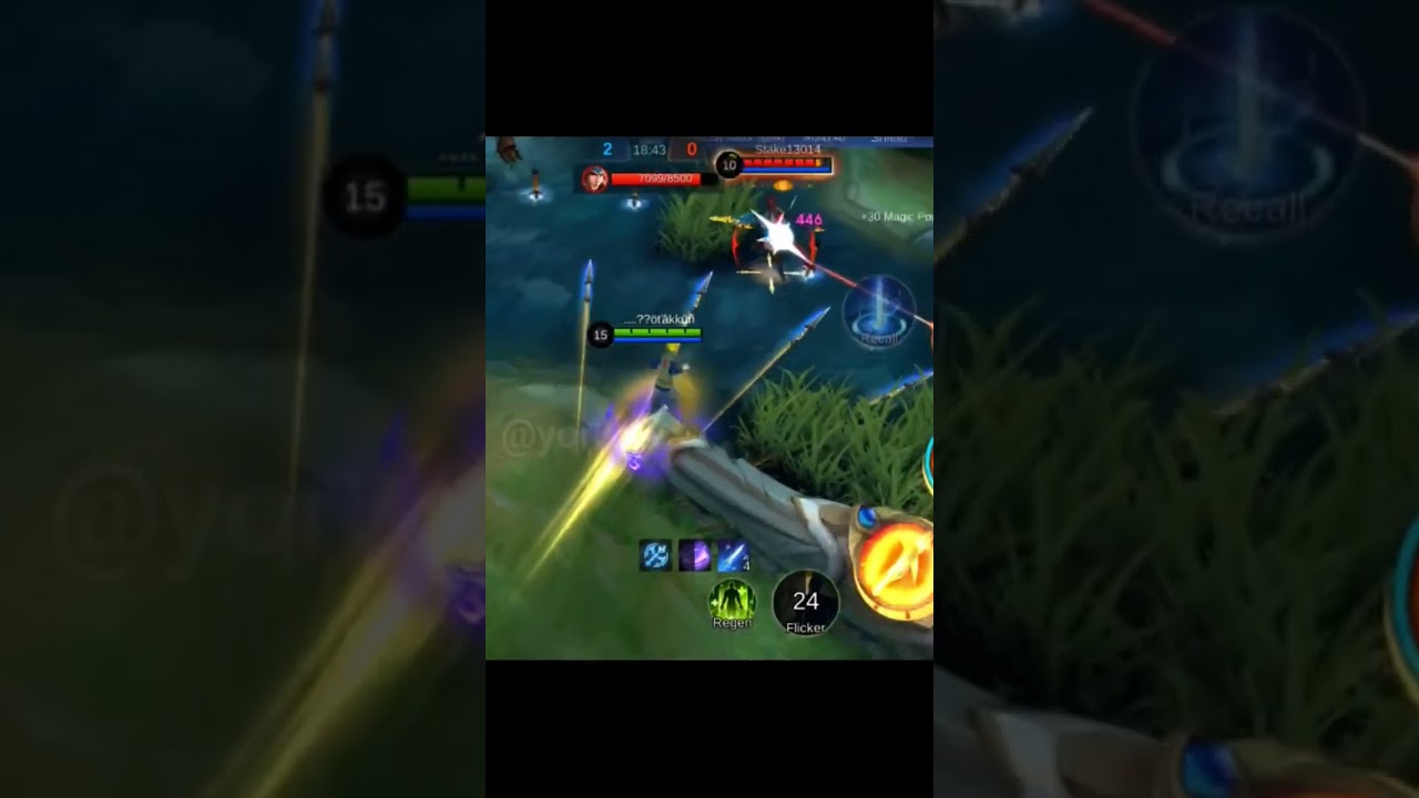 The yellow flash Gusion 💥 #mlbb #edit #gusion