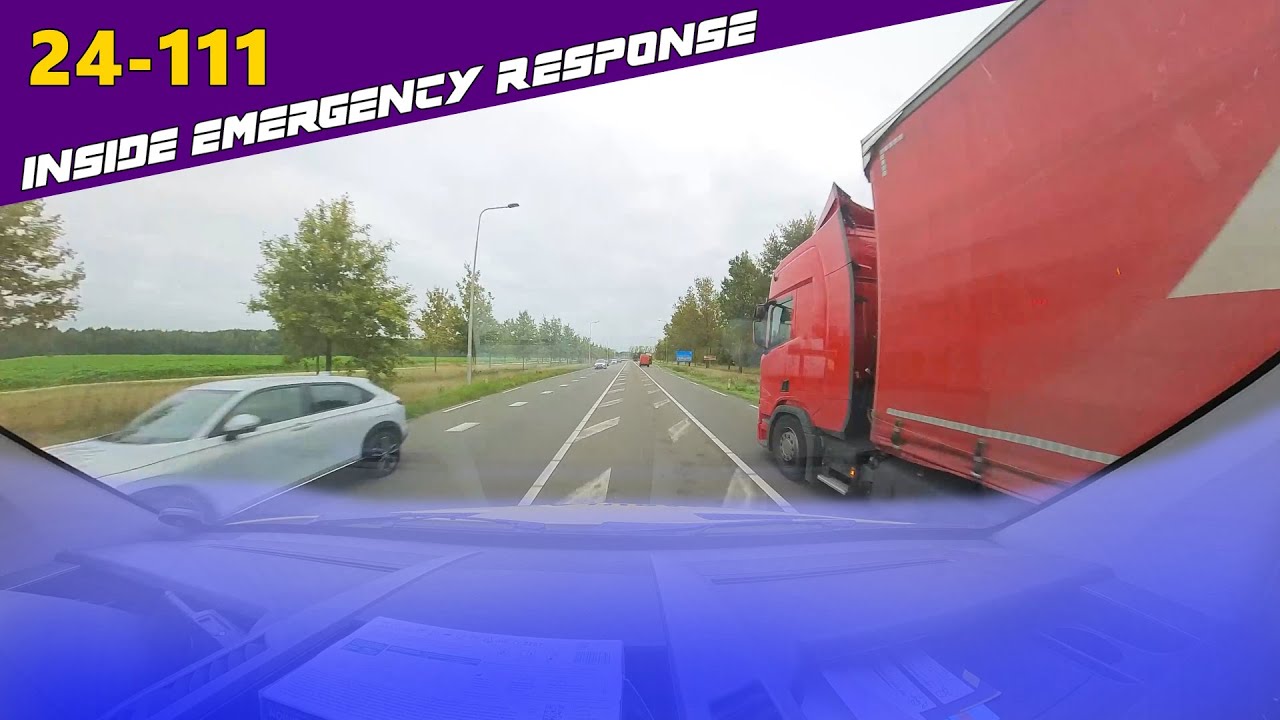 𝗜𝗡𝗦𝗜𝗗𝗘 𝗩𝗜𝗘𝗪 | Ambulance Zuid-Limburg | 24-111 | Spoedmelding in Holtum