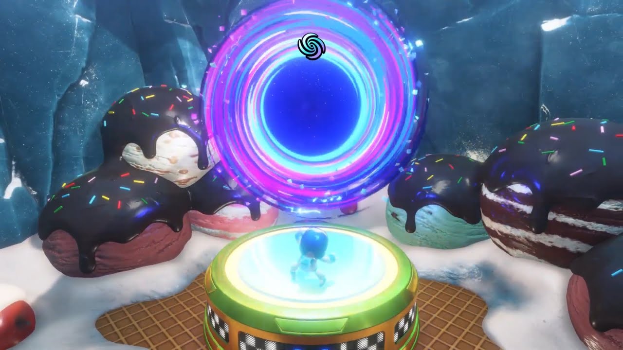 ASTRO BOT [100% Walkthrough] World 1 Level 2 - Creamy Canyon + Hidden Exit