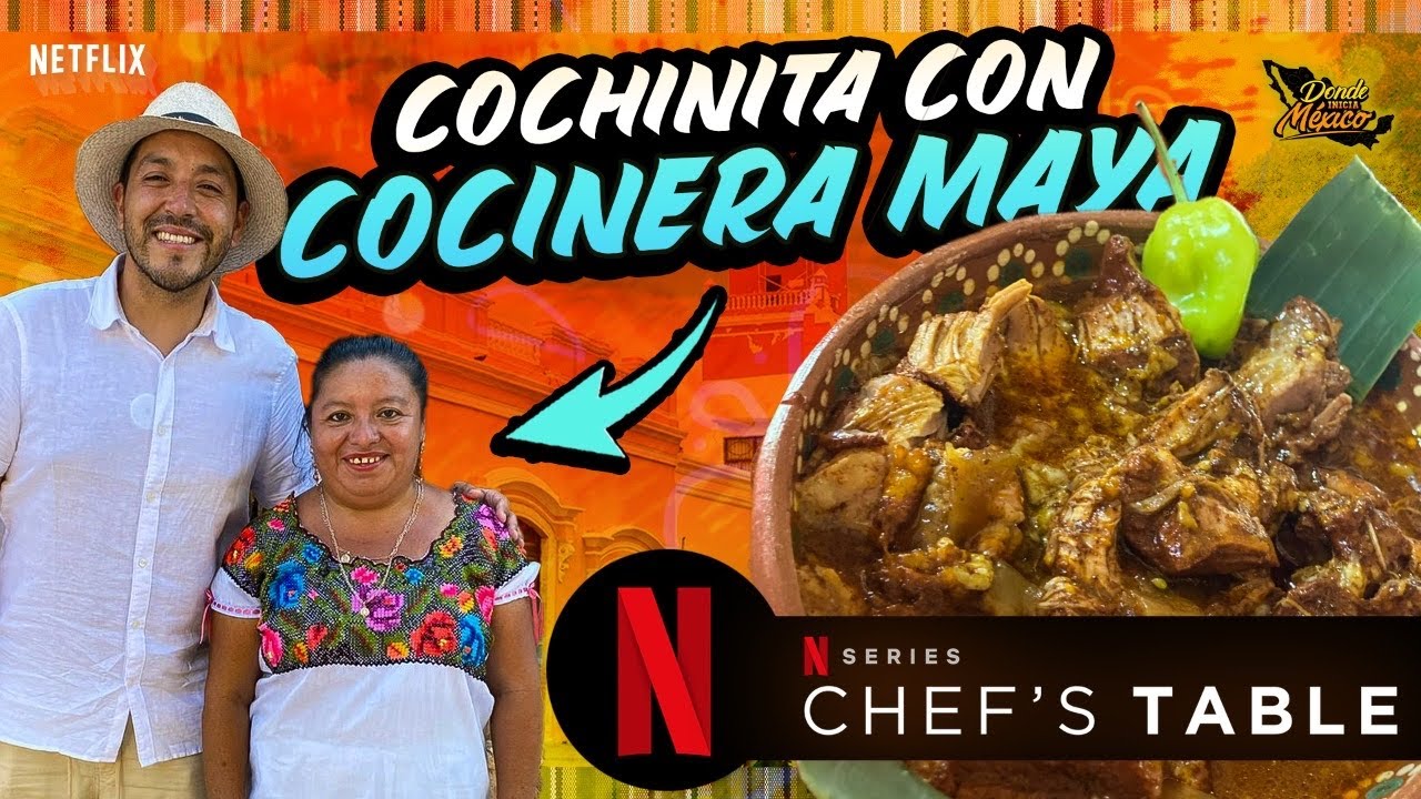 COCHINITA PIBIL con la COCINERA MAYA Rosalia de Chef's Table de Netflix en Yaxunah