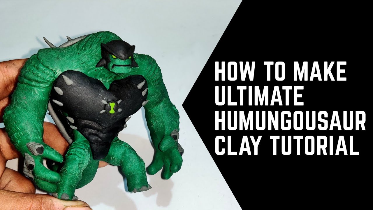 How to make Ultimate Humungousaur clay tutorial (Sculpt with Amiq)