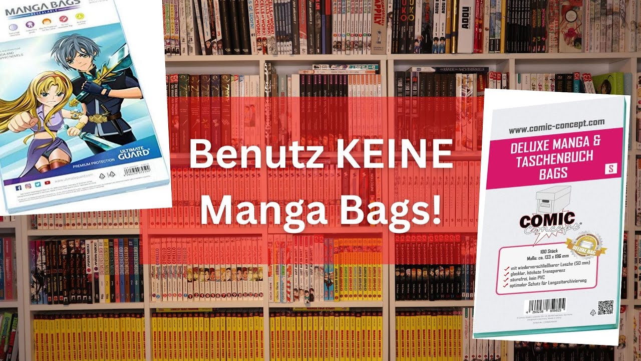 Warum du KEINE Manga Bags benutzen solltest! || Manga Einsteigerguide