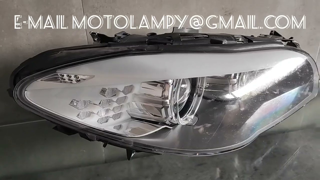 uszczelnienie lamp BMW5 F10 - naprawa zalanych lamp