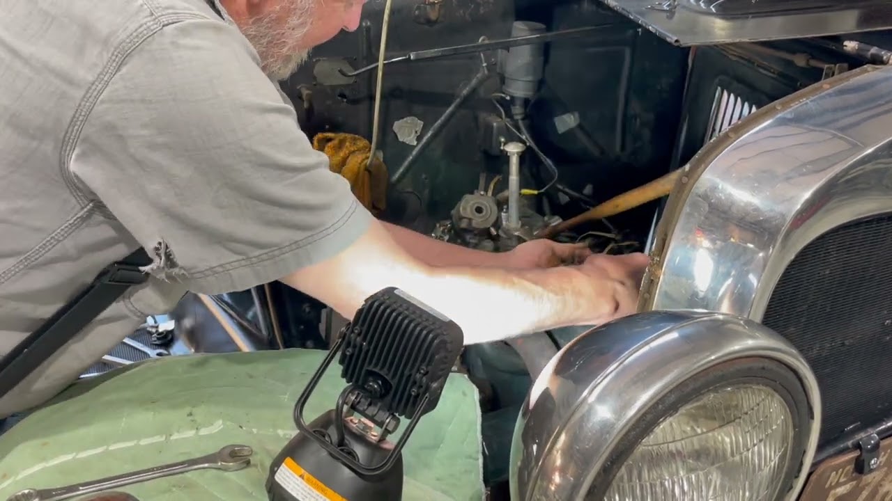 HOW TO REMOVE BROKEN Model A Ford  DISTRIBUTOR  In Head