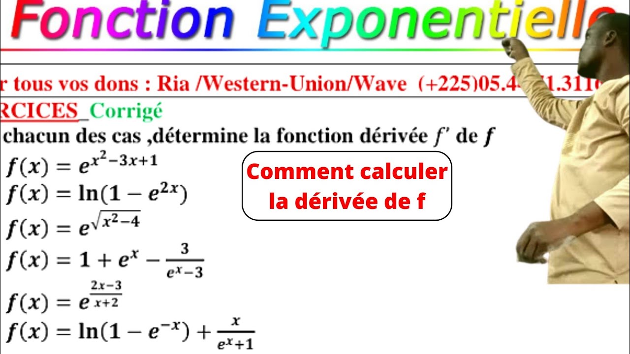 Dérivée fct°Exponentielle||exp(x)#codes et secrets.