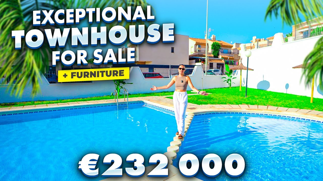 Discover the charm of San Miguel de Salinas with this exceptional townhouse for sale €232 000