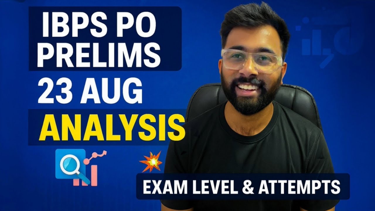 My Attempts 🤯- Self Given Exam Analysis - IBPS PO Prelims 2025
