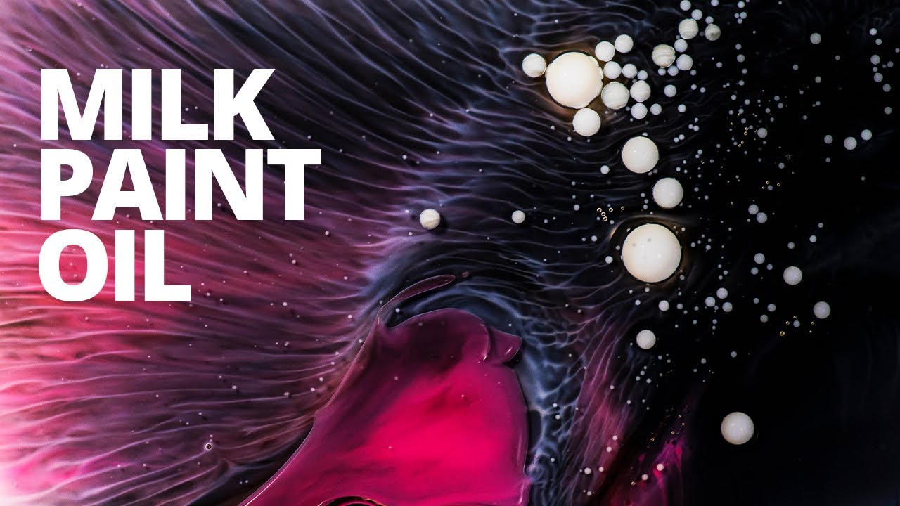 Creating INCREDIBLE abstract photography using milk, paint and oil.