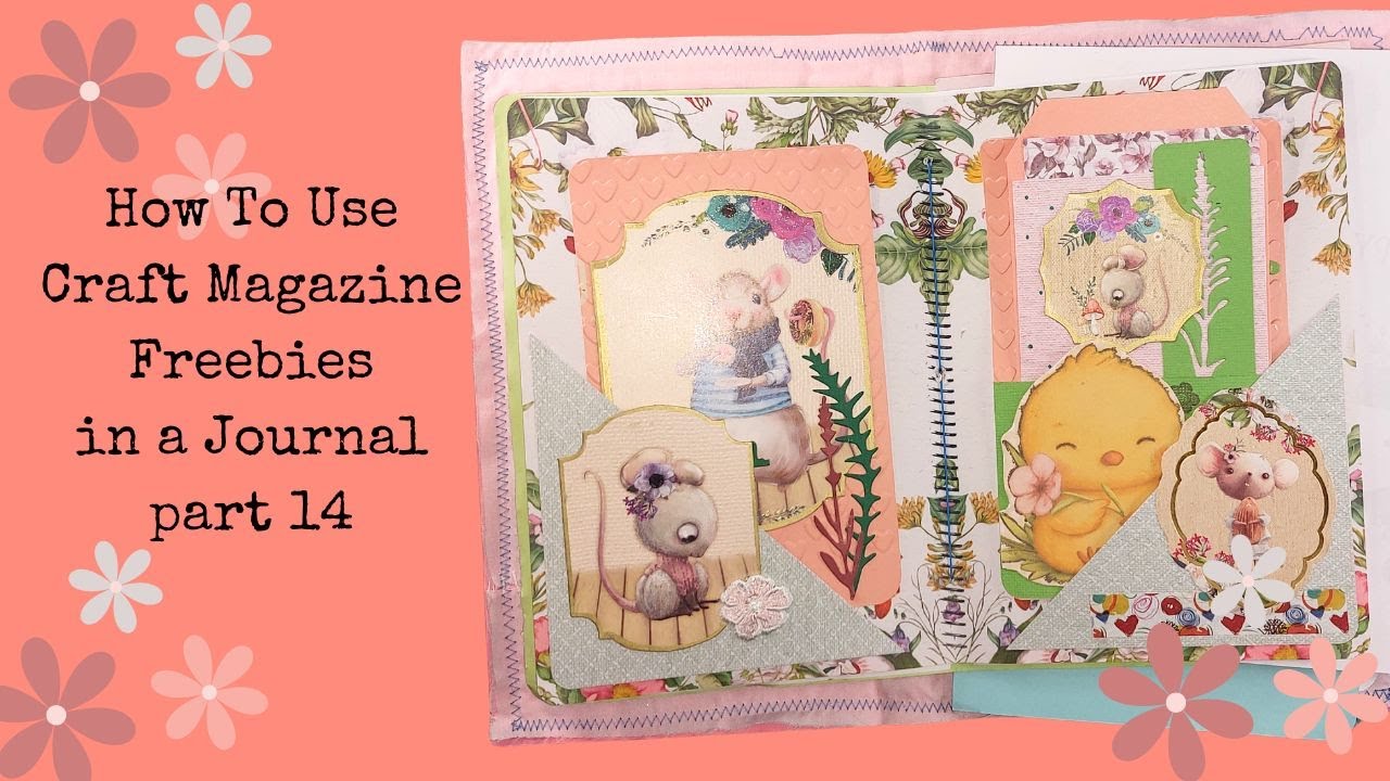 How To Use Craft Magazine Freebies in a Journal part 14