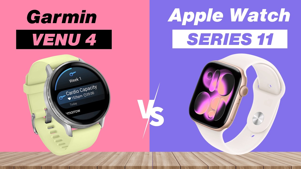 garmin venu 4 VS apple watch series 11
