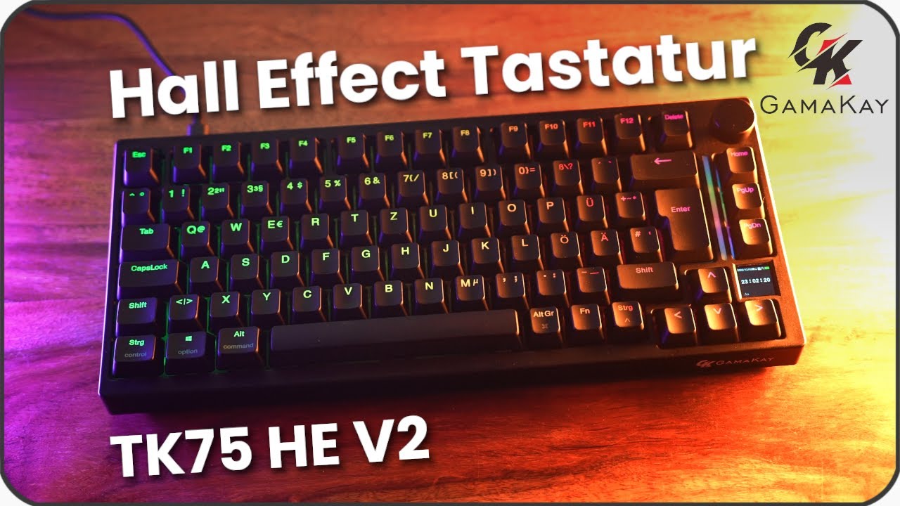 Ist ein Hall Effect Keyboard besser als eine mechanische Tastatur? Gamakay TK75HE V2