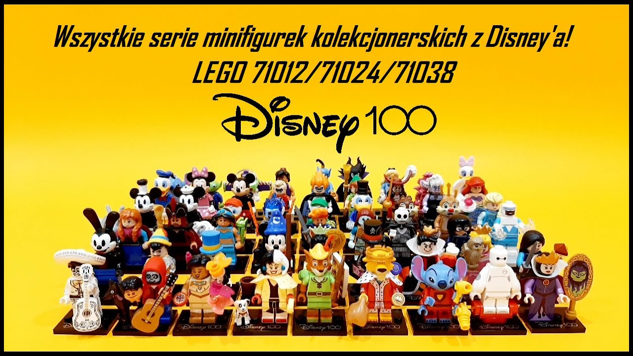 Wszystkie serie minifigurek Disney'a w jednym filmie! / All LEGO Disney CMF series / 100 anniversary