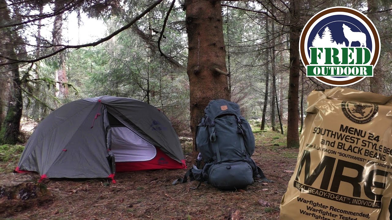 Wildkamperen! | MSR Elixir 1 ⛺🌲(subtitles.🇬🇧)