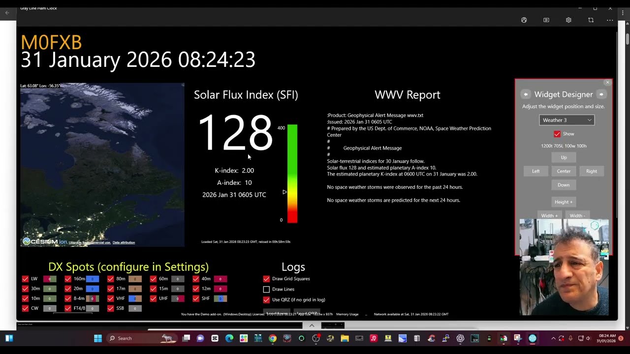 Серая линия, часы с ветчиной, окна