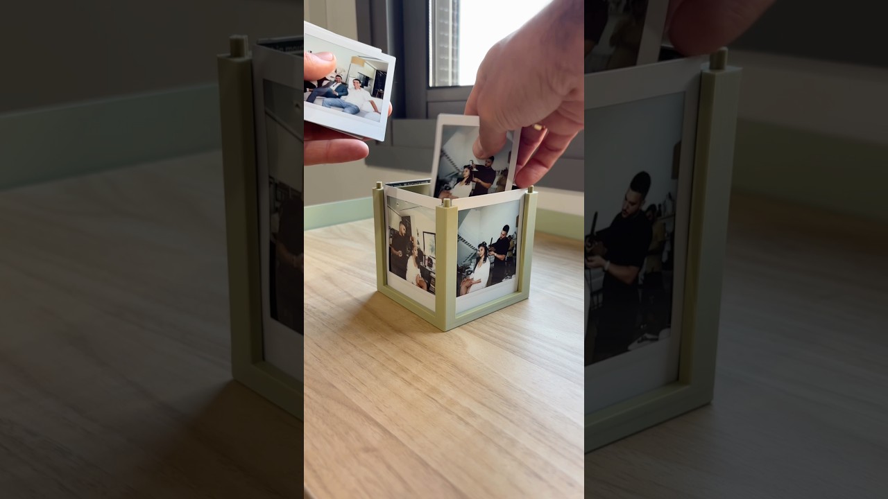 MEMBOX SQUARE - 3D Printed Instax Square Photos Display & Storage #3dprinting #instax #polaroid