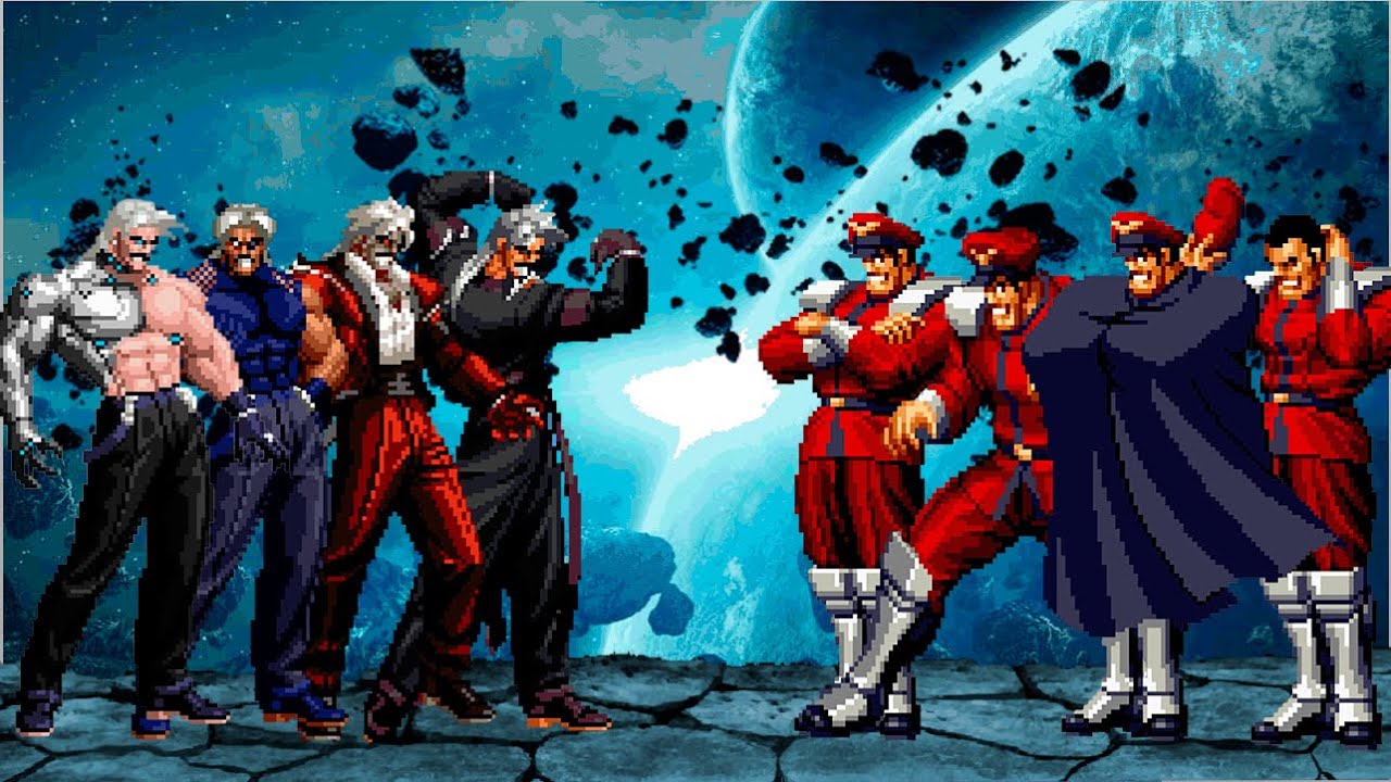 [KOF Mugen] Rugal Team vs M. Bison Team