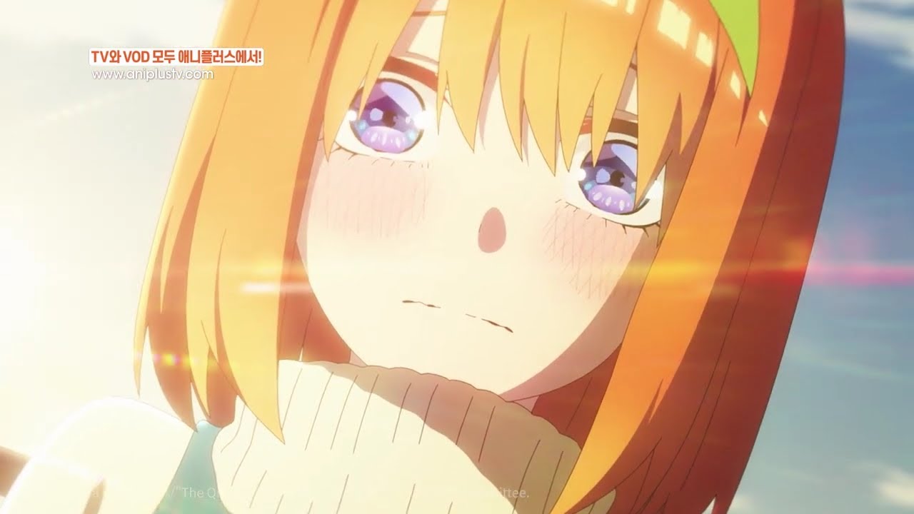 후타로와 요츠바의 두근세근 놀이공원 데이트🎡_5등분의 신부 2기_6회_하이라이트 [Aniplus]