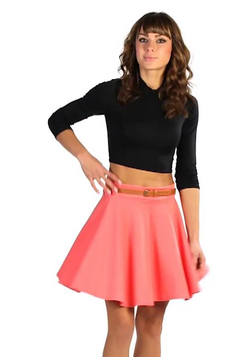 Missbehaver Coral Skater Skirt