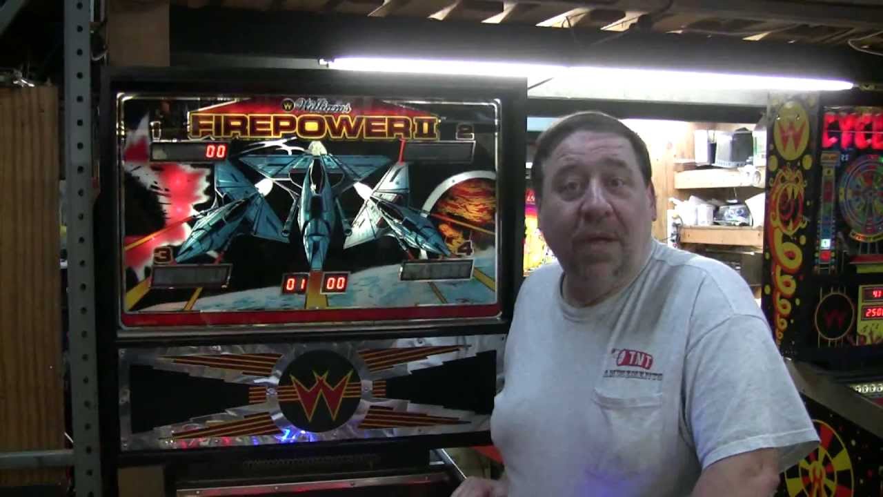 #223 Williams FIREPOWER II Pinball Machine- one of 3400 made! TNT Amusements
