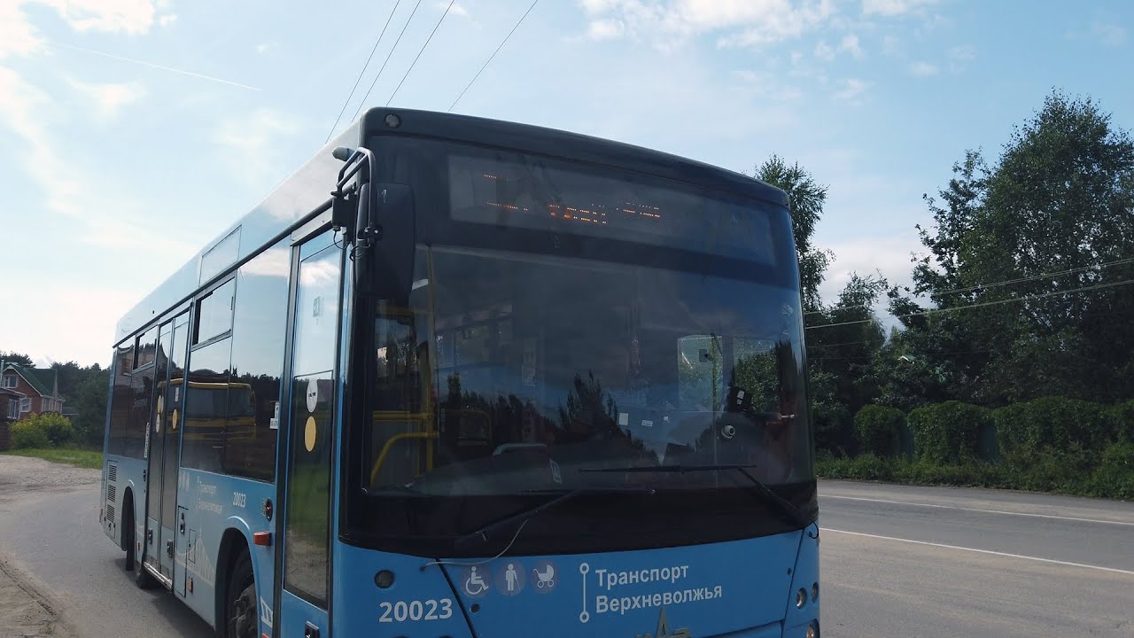 227 маршрут автобуса (фрагмент). 19.08.2025 год. Тверь.