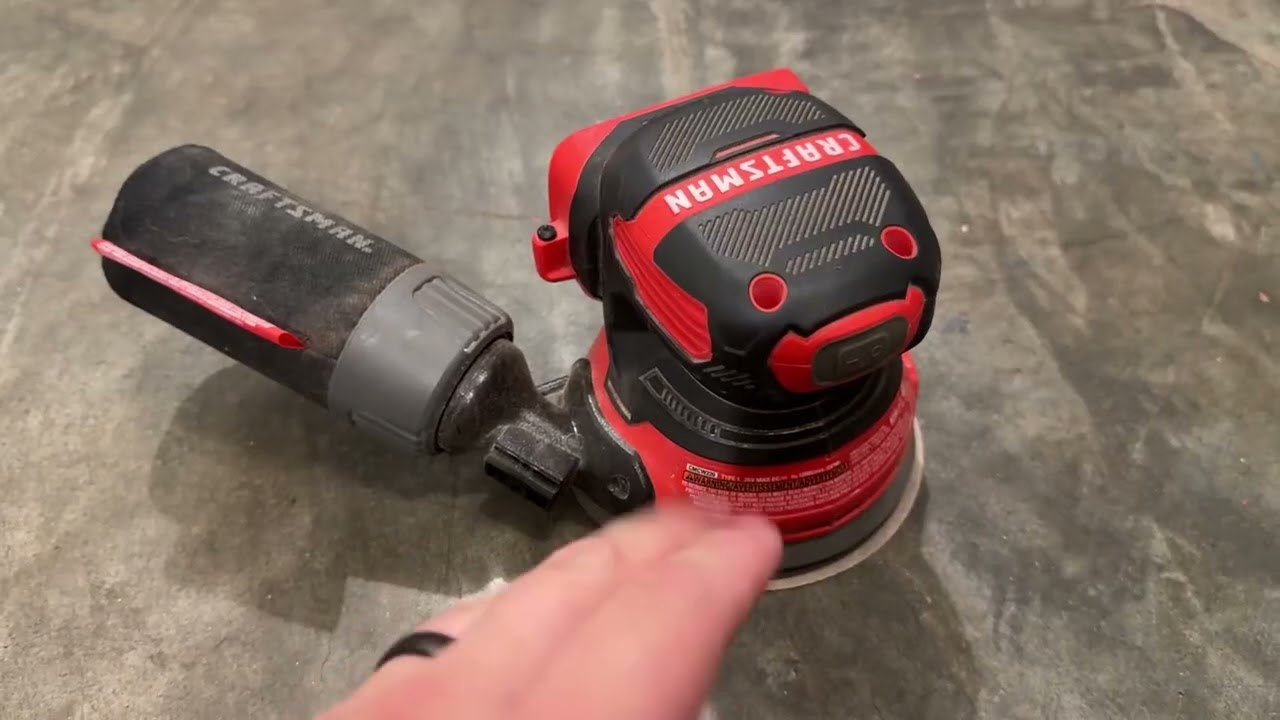 CRAFTSMAN V20 Orbital Sander, Cordless, 12,000 OPM, Bare Tool Only Review