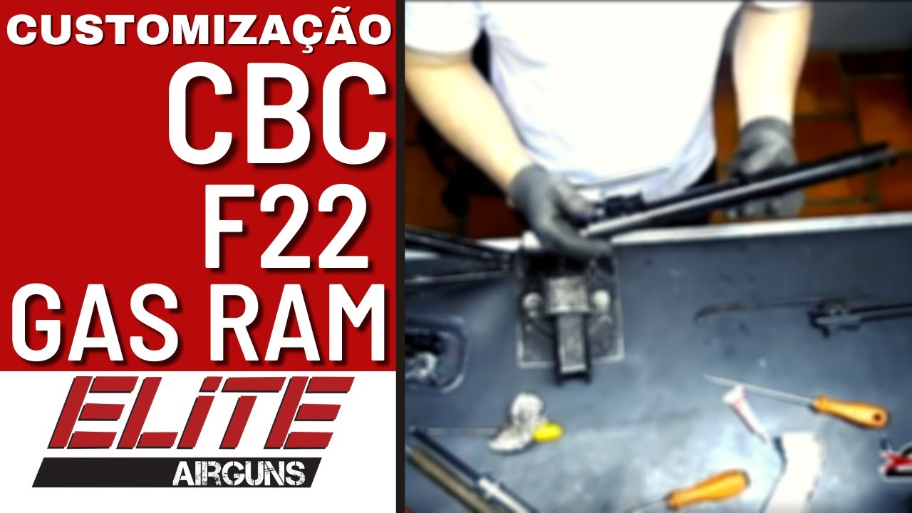 Customização da Carabina de Pressão CBC F22 GII com GÁS RAM Elite Airguns