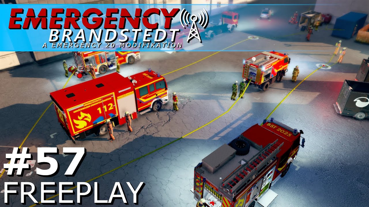 EMERGENCY 5 MODS/ L&uuml;denscheid/ Brandstedt #57: Brand an der Autobahn! [Gameplay/ no Commentary]