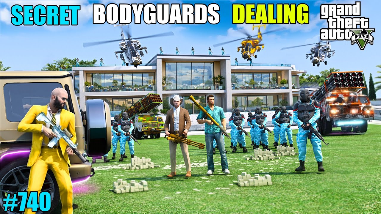 GTA 5 : MICHAEL CAUGHT THE BODYGUARDS DEALING | GTA 5 GAMEPLAY #740